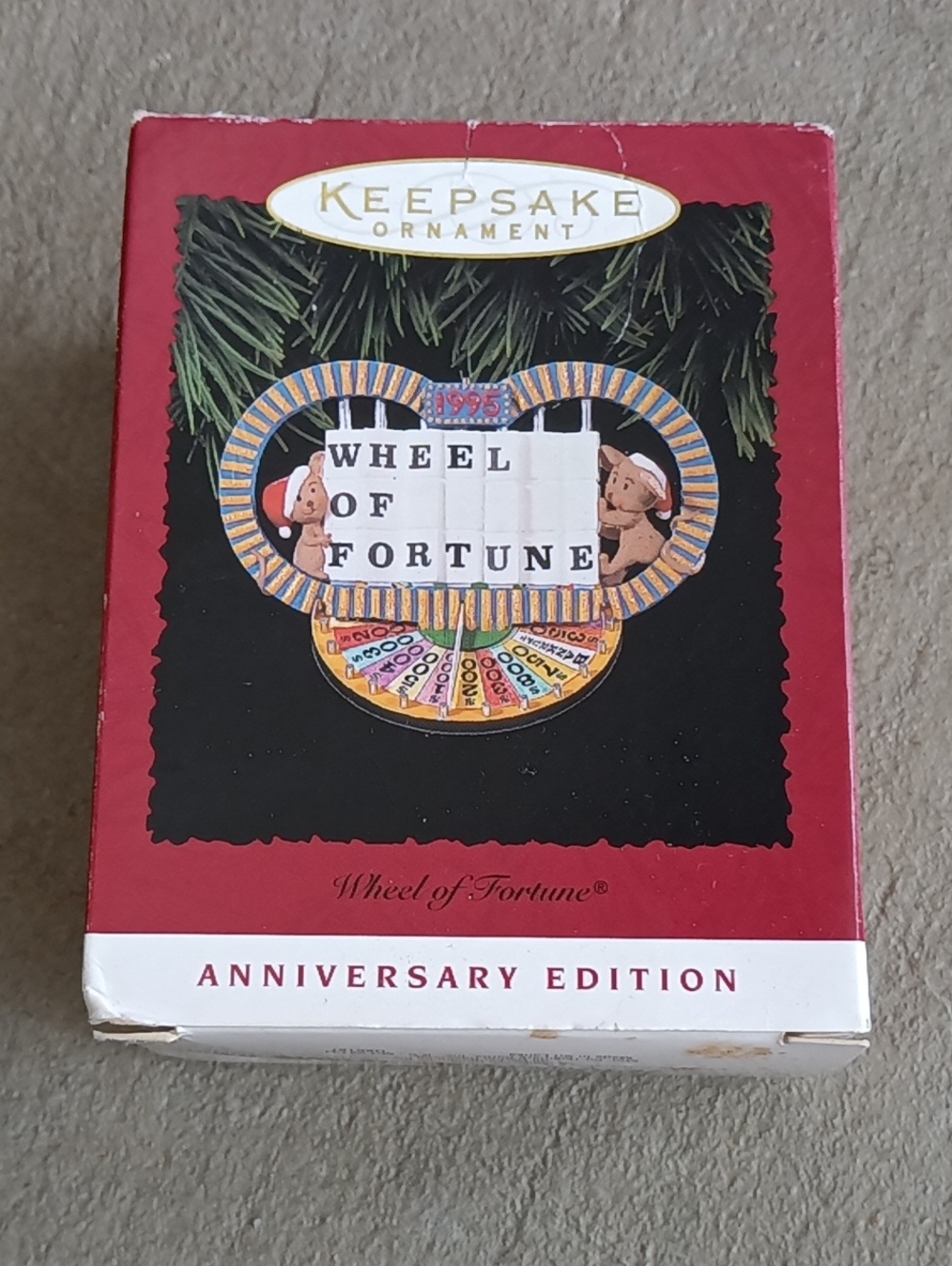 Wheel Of Fortune Vintage Hallmark 1995 Ornament